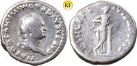 Römisches Kaiserreich Denar 80 Domitian, Caesar unter Titus, 69-81. Salus - VF