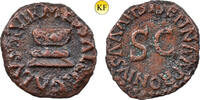 Römisches Kaiserreich Quadrans Augustus, 27 BC-14 AD, mm Apronius, Galus, Messalla and Sisenna, -