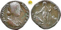 Römisches Kaiserreich Dupondius / As 141 Diva Faustina I, sehr schön 130,00 EUR  Excl. 13,00 EUR Verzending