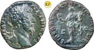 Römisches Kaiserreich As 164-165 Lucius Verus, 161-169, sehr schön 140,00 EUR  Excl. 13,00 EUR Verzending