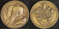 Erlangen Bronze-Medaille Medaille Bronze 1910- 100 Jahre unter dem Hause Wittelsbach -