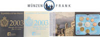 San Marino 8,88 Euro 2003 Kursmünzensatz, OVP Stempelglanz 39,00 EUR  Excl. 15,00 EUR Verzending