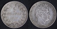 Frankreich 5 Francs Louis Philippe - Paris -