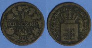 Württemberg 1 Kreuzer -