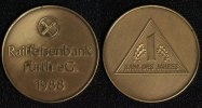 Fürth Medaille Raiffeisenbank eG. - Bank des Jahres -