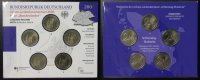 BRD Satz 5x 2 Euro Schleswig-Holstein, Holstentor - A-J - Gedenkmünzenset -