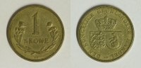 Grönland - Dänemark 1 Krone Greenland - rare -