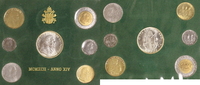 Vatikan 10-1000 Lire 1992 Joh. Paul II. st 50,00 EUR  Excl. 15,00 EUR Verzending
