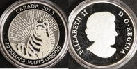 Kanada 20 Dollar 2014 Polarfuchs PP /OVP/ ohne Zert. 50,00 EUR  Excl. 15,00 EUR Verzending