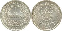 Deutschland 1 Mark 1 Mark 1906 D J 017 Erstabschlag prägebedingter Randfehler -