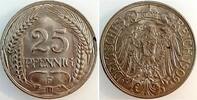 Deutschland 25 Pfennig 25 Pfennig 1909 F J 018 fast prägefrisch/prägefrisch !! -