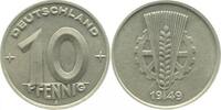 Deutschland 10 Pfennig 10 Pfennig DDR 1949A stgl /matt J1503 stgl -