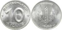 Deutschland 10 Pfennig 10 Pfennig DDR 1950 A J1503 stgl /matt -