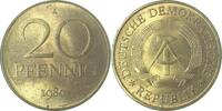 Deutschland 20 Pfennig 20 Pfennig DDR 1980A J1511b bfr/st/matt -