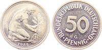 Deutschland 50 Pfennig Fehlprägung 50 Pfennig 1985 G Stempelriss am Knie -