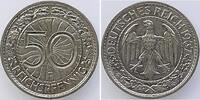 Deutschland 50 Pfennig 50 Reichspfennig 1937 F f.prfr J 324 -
