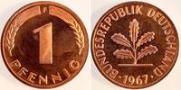 Deutschland 1 Pfennig 1 Pfennig 1967 F PP Proof J 380Auflage: -