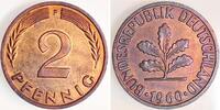 Deutschland 2 Pfennig 2 Pfennig 1960 F PP Proof -