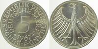Deutschland 5 DM 5 Dm 1967F stgl Ea ! J 387 stgl 5 Dm -