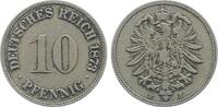 Deutschland 10 Pfennig 10 Pfennig 1873 F s/ss J 004 -