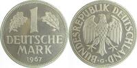 Deutschland 1 DM 1 Deutsche Mark 1967 G PP Proof J 385 -