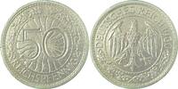 Deutschland 50 Pfennig 50 Reichspfennig 1930 E J 324 ss / vz -