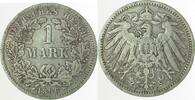 Deutschland 1 Mark 1 Mark 1896 F J 017 s / ss -