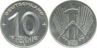 Deutschland 10 Pfennig 10 Pfennig DDR 1952 E selten J1507 prfr / stgl. -