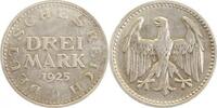 Deutschland 3 Reichsmark 3 Reichsmark 1925 D J 312 leichte Kratzer -
