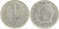 BRD 2 DM 1967G teilweise ohne Umschrift Wertseite -