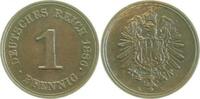 Deutschland 1 Pfennig 1 Pfennig 1886 E J 001 Kaiserreich -