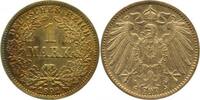 Deutschland 1 Mark 1 Mark 1892 G Kaiserreich fast prägefrisch Patina 017 -
