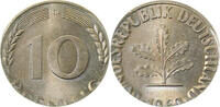 Deutschland 10 Pfennig Fehlprägung 10 Pfennig 1969 G auf artfremdem Rohling 2,5g -