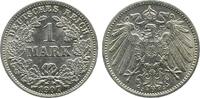 Deutschland 1 Mark 1 Mark 1907 J Originalfarbe sehr selten i.d. Erhaltung ! -