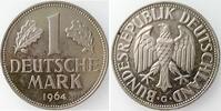Deutschland 1 DM 1 Deutsche Mark 1964 G Polierte Platte J 385 -