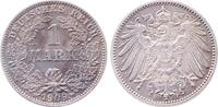 Deutschland 1 Mark 1 Mark 1909 E prfr/stgl ! Top Stück mit schöne Patina -