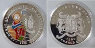 Benin 1000 Francs CFA 1000 Francs 1996 Sir Francis Drake Polychrom 1 Unze Ag Proof