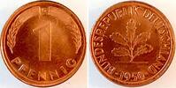 Deutschland 1 Pfennig Fehlprägung 1 Pfennig 1950 G ohne Ring geprägt Porth -