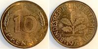 Deutschland 10 Pfennig 10 Pfennig 1978 J ohne Ring geprägt Durchmesser 22.2mm -