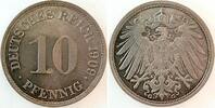 Deutschland 10 Pfennig 10 Pfennig 1909 G aus PP/ proof Randschaden -