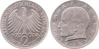 Deutschland 2 DM 2 DM Max Planck 1961 F Erstabschlag J 392 2 Mark bfr/stgl -
