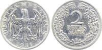 Deutschland 2 Reichsmark 2 Reichsmark 1931 E J 320 sehr schön -
