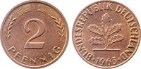 Deutschland 2 Pfennig 2 Pfennig 1963 J stempelglanz Erstabschlag J 381 -