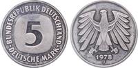 Deutschland 5 DM 5 DM 1978 J J 415 Polierte Platte -