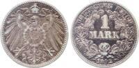Deutschland 1 Mark 1 Mark 1892 G J 017 ss dunkle Patina -