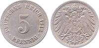 Deutschland 5 Pfennig 5 Pfennig 1912 A vz J 012 -