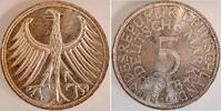 Deutschland 5 Mark 5 DM 1958D bfr/stgl Erstabschlag -
