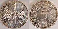 Deutschland 5 DM 5 DM 1960 J bfr/stgl, selten i.d. Erhaltung J 387 -