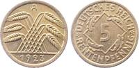 Deutschland 5 Rentenpfennig 5 Rentenpfennig 1923A stgl.fein Erstabschlag J 308 -