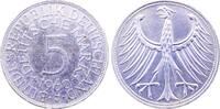 Deutschland 5 DM 5 DM 1960J bfr/stgl, Wertseite minimal berieben -